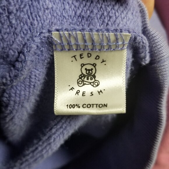 Teddy Fresh Men's Color Block Cotton Punk Hoodie Sz M - Picture 5 of 7